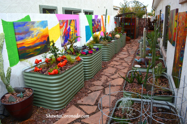 Build an Art Gallery Side Yard Garden