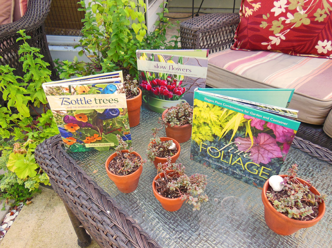 Bottle Tree, Fine Foliage, and Slow Flower Garden Book Give-Away