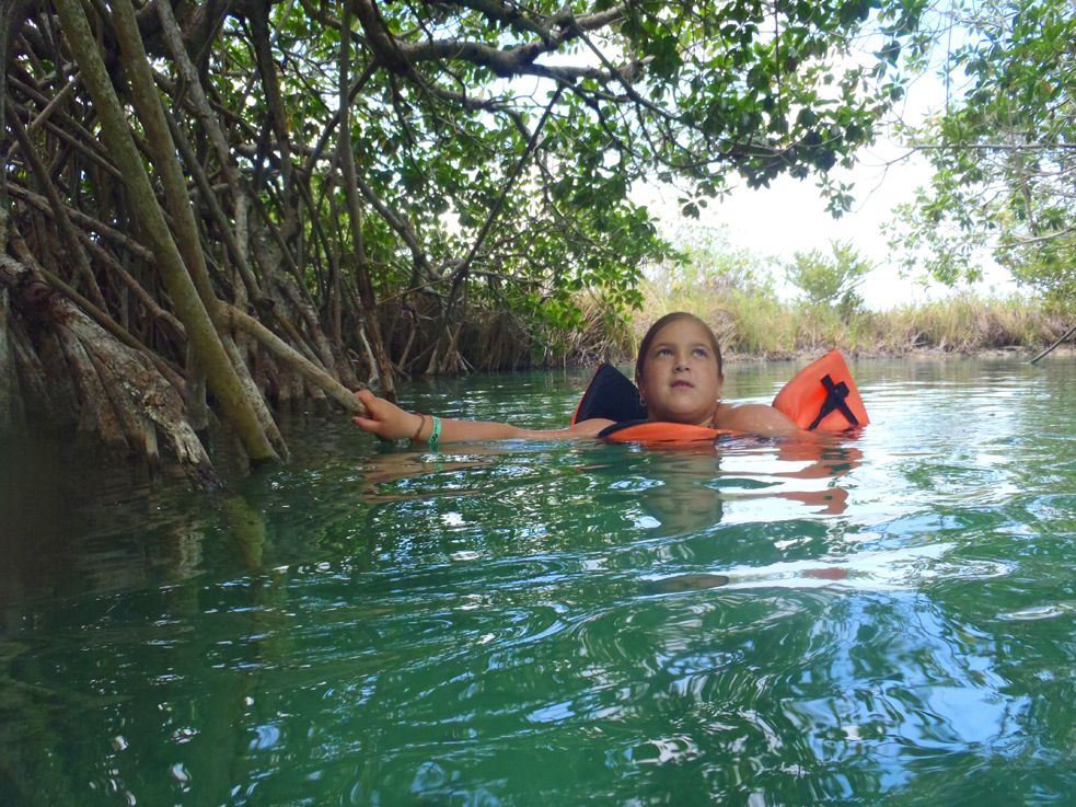 Swimming In A Mayan Canal Deep In Mexico